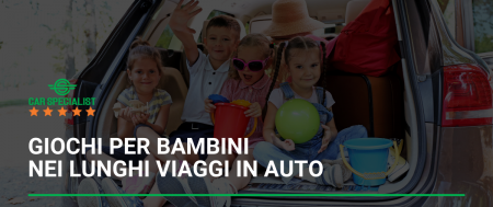 Giochi per bambini nei lunghi viaggi in auto