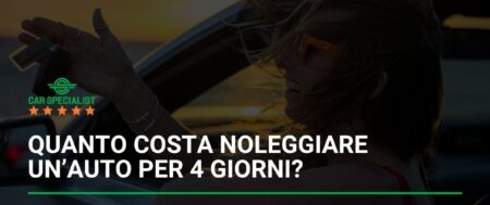 Quanto costa noleggiare un’auto per 4 giorni?