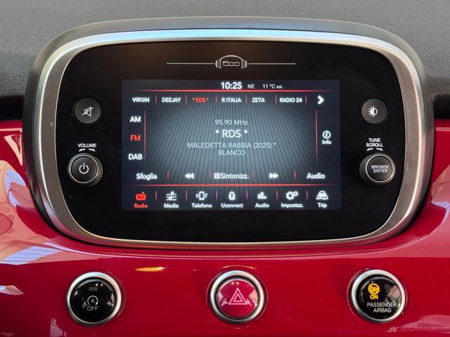 FIAT 500X 1.0 T3 120 CV RED UNIPROP.|NEOPAT.|CARPLAY|19′
