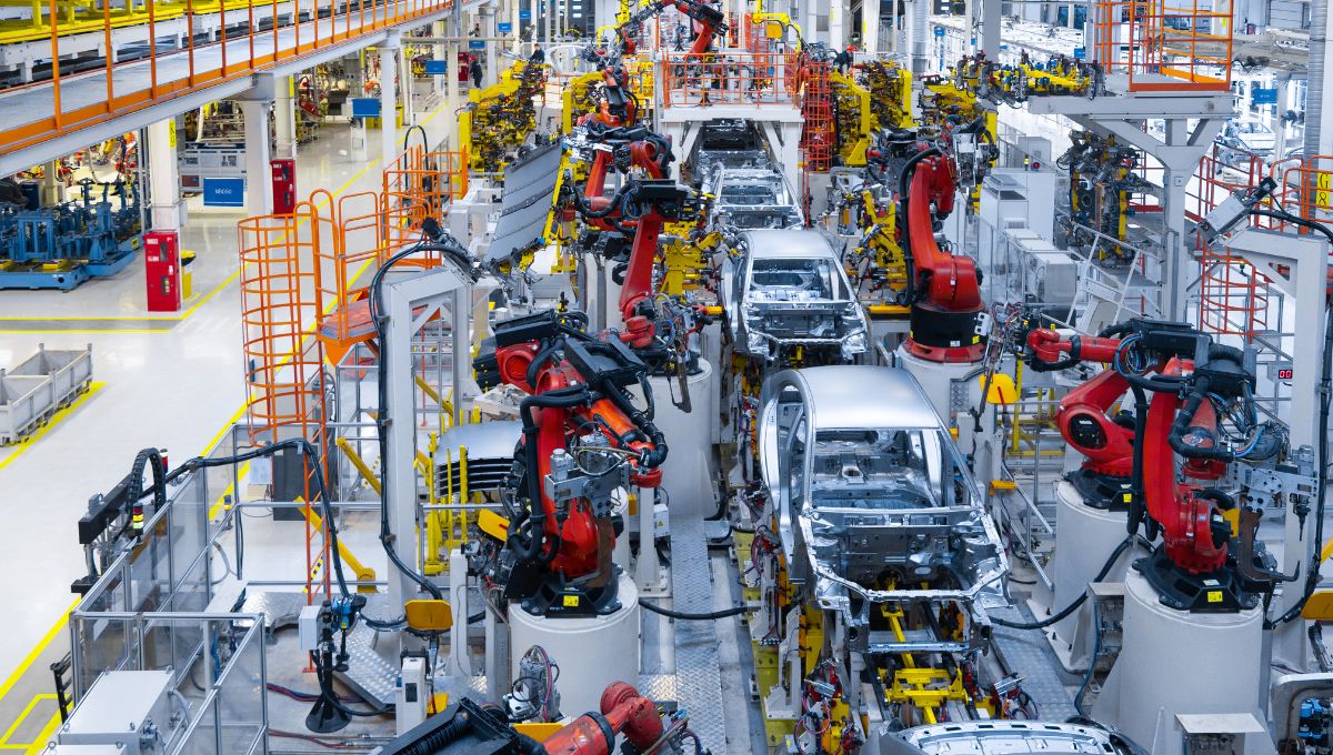 catena di produzione auto