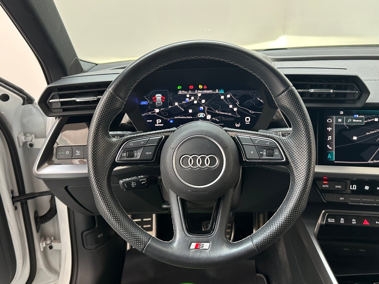 Audi A3 Sportback 30 1.0 tfsi mhev S line  NEOPAT:|360°|CARPLAY|HEAD-UP|18′
